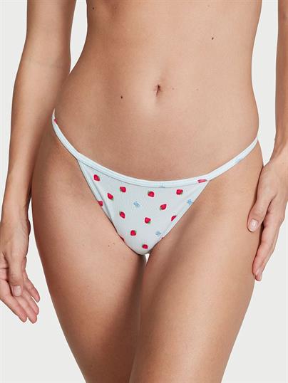 Victorias Secret Esnek Pamuklu V String Kulot ön görünüm
