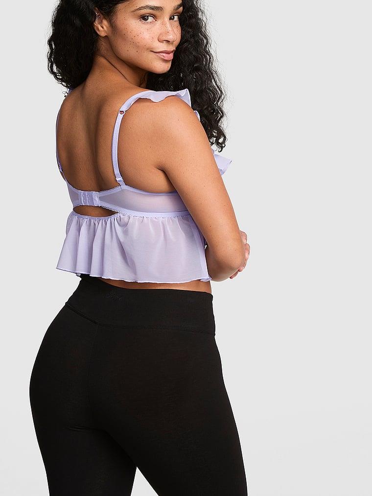 Pink Grwpink Hafif Dolgu Destekli Babydoll Sütyen arka görünümü