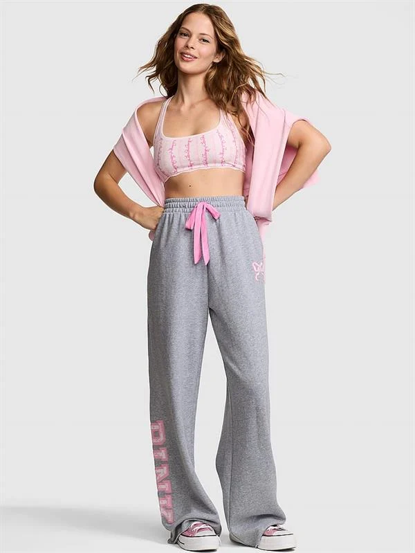 Pink Pink X Loveshackfancy Genis Paca Esofman Alti ön görünüm