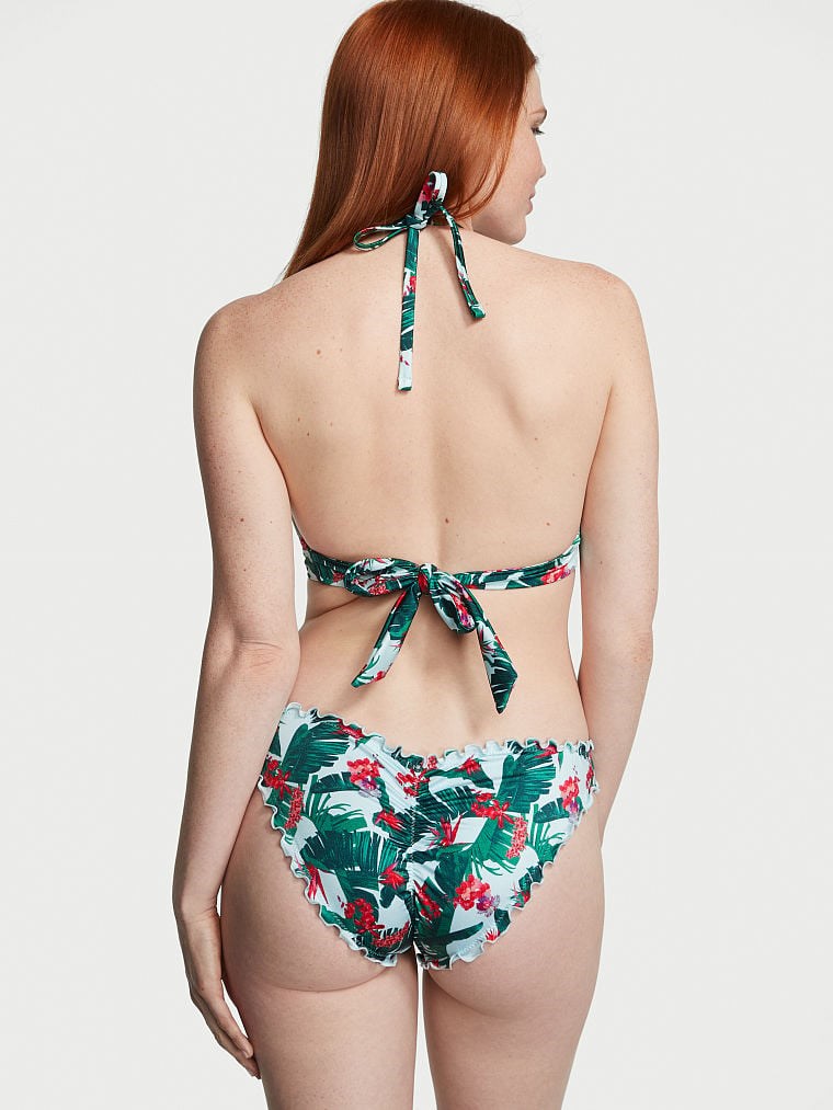 Boyundan Baglamali Push Up Bikini Ustu arka görünümü
