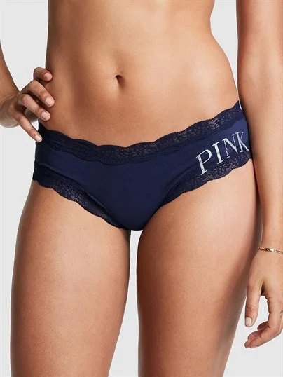 Pink Dantelli Cheekster Kulot ön görünüm