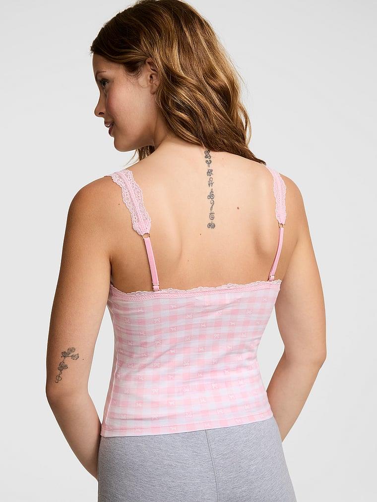 Pink Pink X Loveshackfancy Pamuklu Atlet arka görünümü