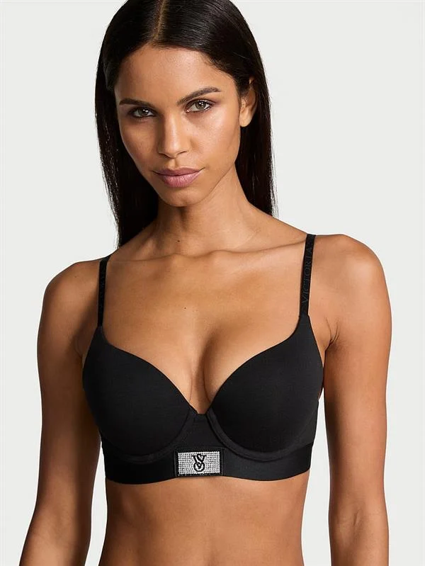Işıltılı Logo Detayli Push Up Perfect Shape Sütyen