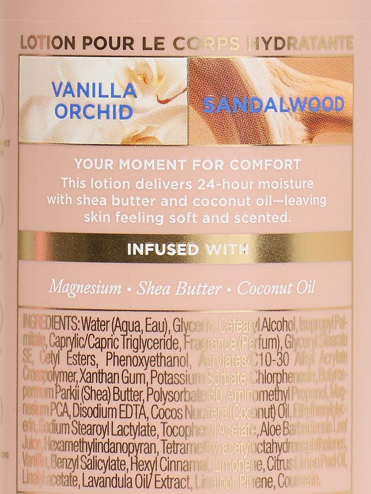 Vanilla Orchid Sandalwood Nemlendirici Vücut Losyonu arka görünüm