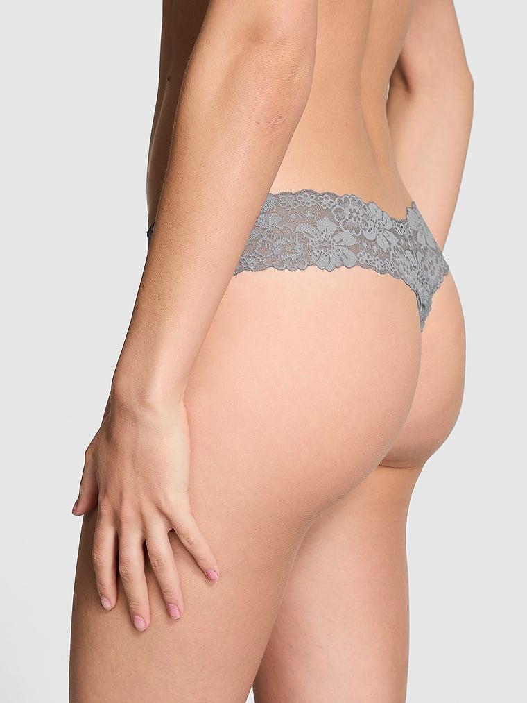 Pink Wink Dantel Kenarli Tanga arka görünümü