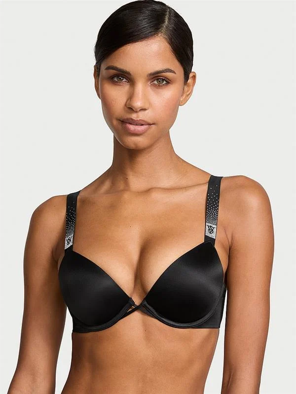 Işıltılı Askili Push Up Sütyen