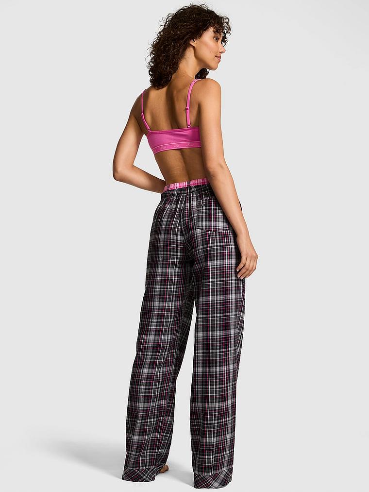 Pink Boyfriend Flanel Pijama Alti arka görünümü