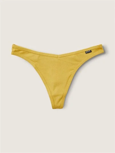 Pink Pamuk Tanga Kulot