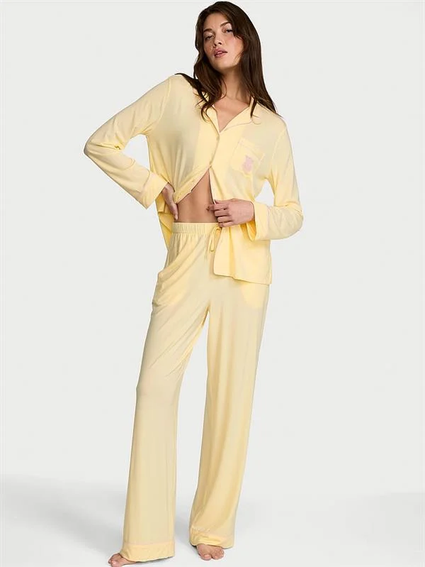 Sosoft Modal Uzun Pijama Takimi