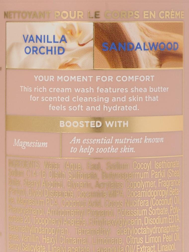 Vanilla Orchid Sandalwood Krem Dus Jeli arka görünümü
