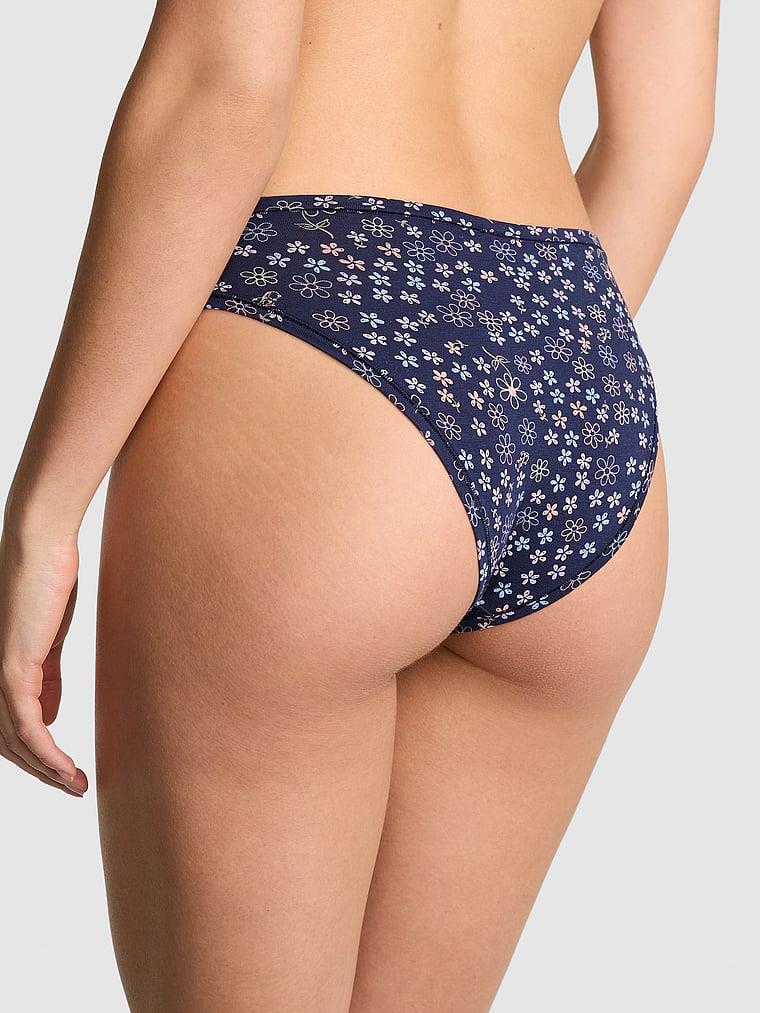 Pink Pamuklu Cheeky Kulot arka görünüm