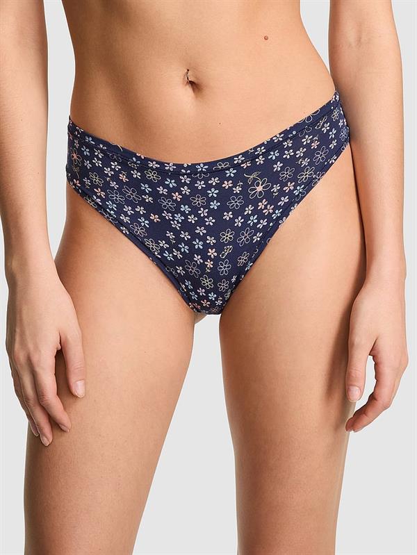 Pink Pamuklu Cheeky Kulot ön görünüm