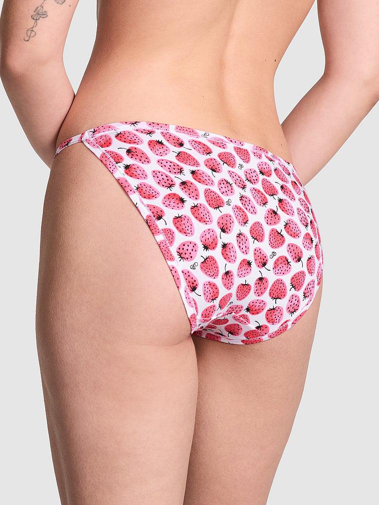 Pink Pamuklu Askili Bikini Kulot arka görünümü