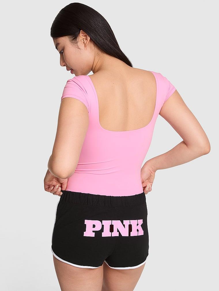 Pink Pamuklu Modal Mikro Sort arka görünümü
