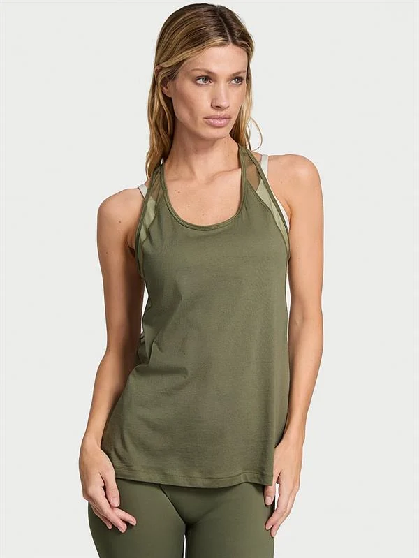 Vsx Pima Pamuklu Jersey Racerback Atlet