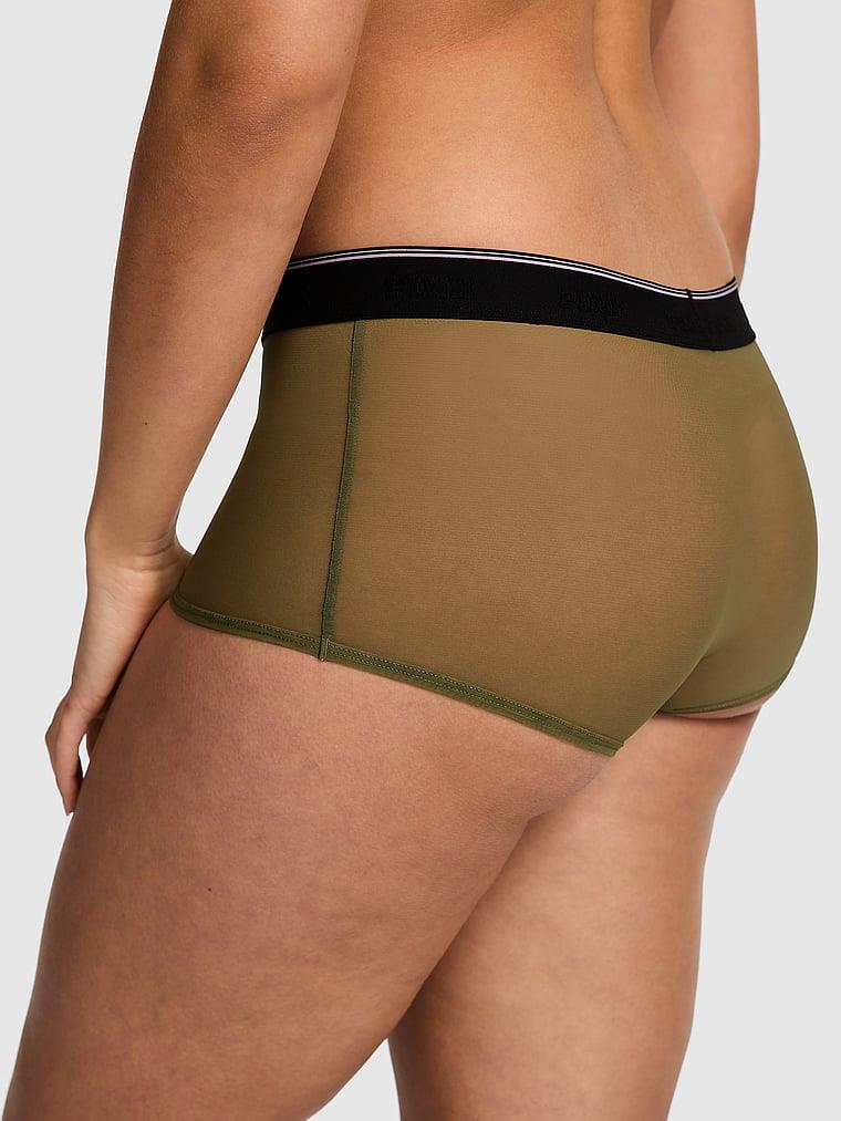 Pink Logolu Tul Boyshort Kulot arka görünümü