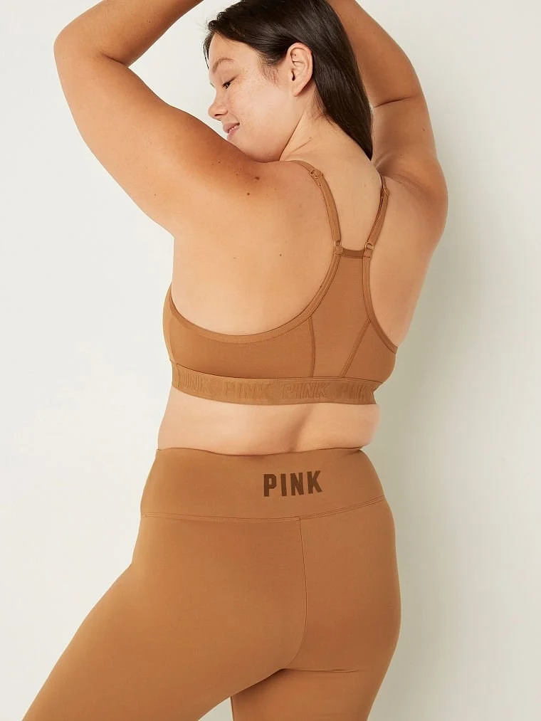Pink Ultimate Ince Astarli Sporcu Sütyeni arka görünüm