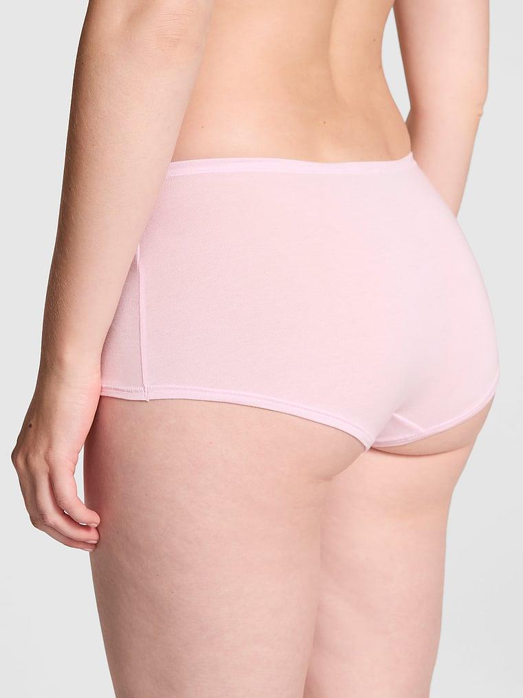 Pink Logolu Pamuklu Boyshort Kulot arka görünümü
