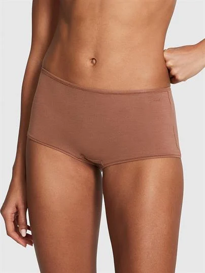 Pink Logolu Pamuklu Boyshort Kulot ön görünüm