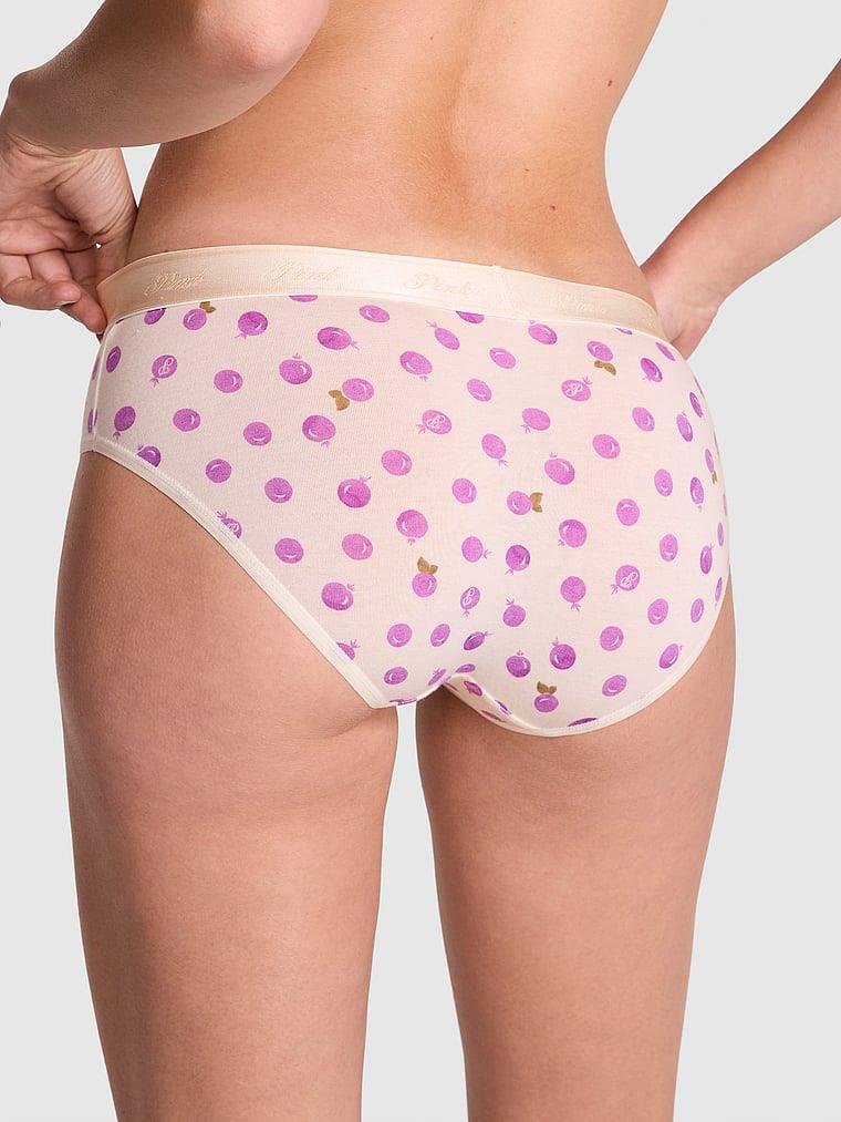 Pink Logolu Pamuklu Hiphugger Kulot arka görünümü