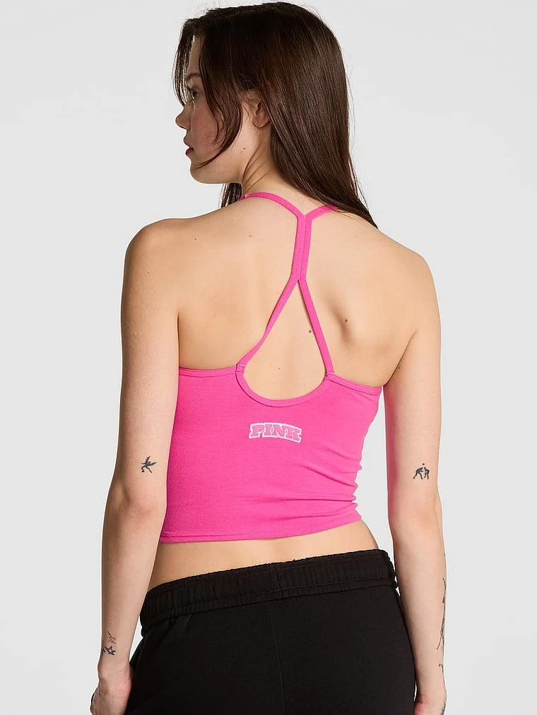 Pink All Day Pamuklu Atlet arka görünümü