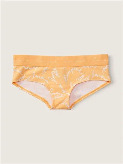 Pink Parlak Logo Detayli Hipster Kulot