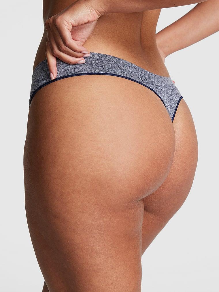 Pink Seamless Tanga Kulot arka görünüm