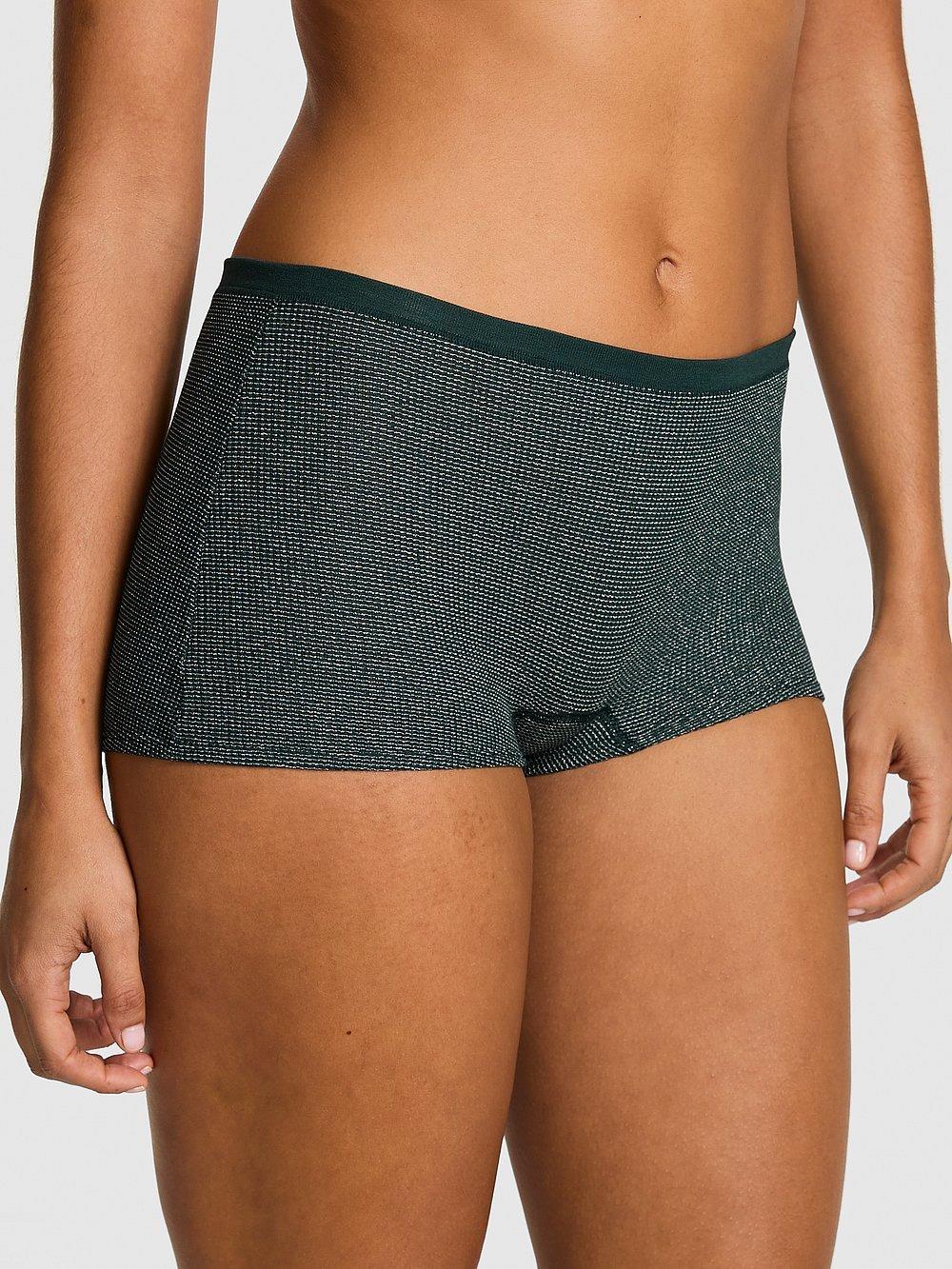 Pink Pamuklu Boyshort Kulot arka görünümü