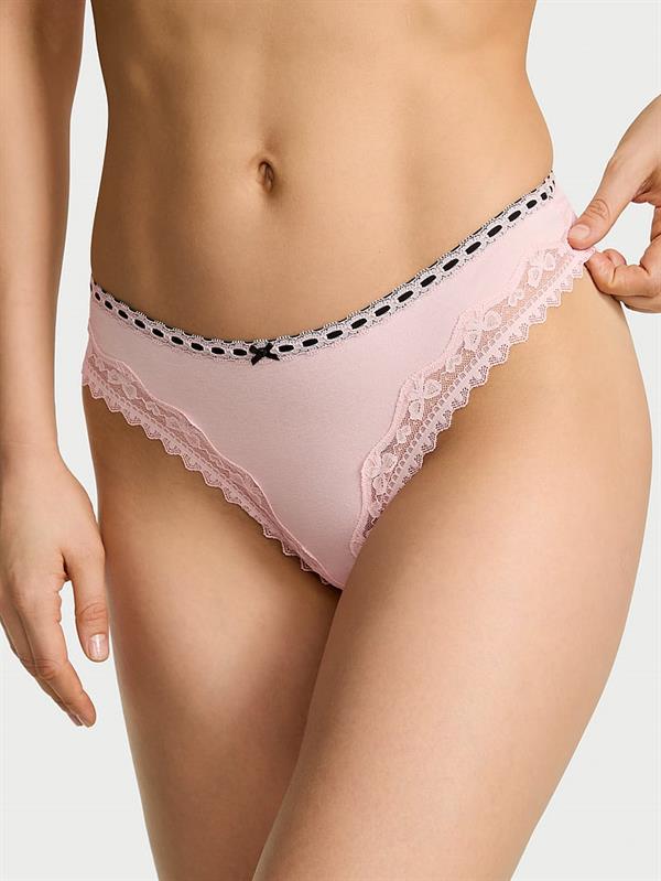 Fiyonklu Dantelli Tanga