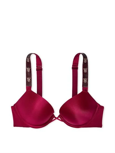 Bombshell Işıltılı Askili 2 Beden Buyuk Gosteren Push Up Sütyen