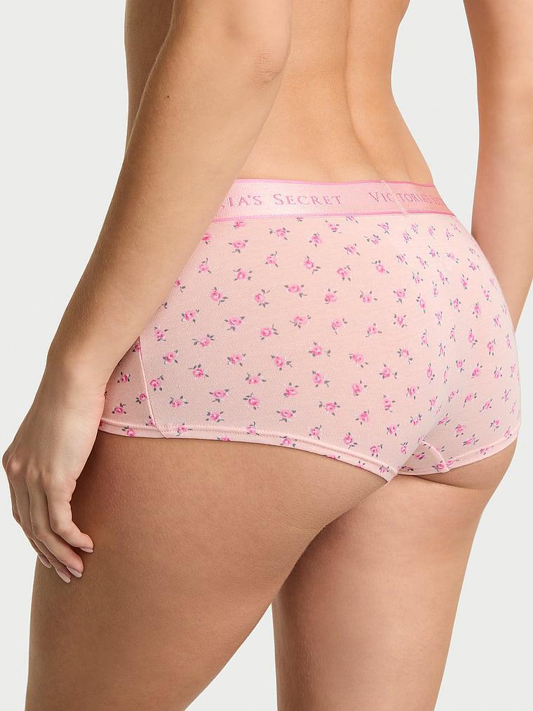 Logolu Pamuklu Boyshort Kulot arka görünüm