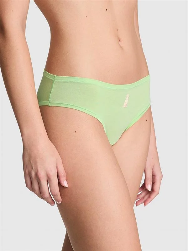 Pink Pamuklu Cheeky Kulot ön görünüm