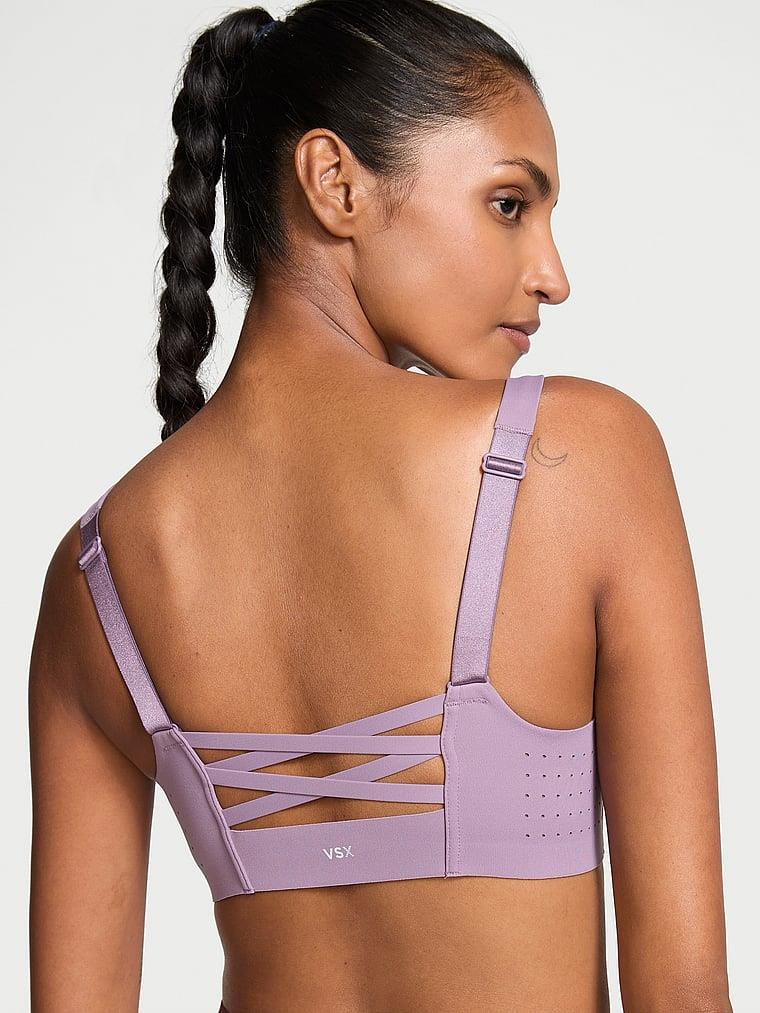 Yeni Stil! Featherweight Önden Fermuarli Maksimum Sporcu Sütyeni arka görünümü