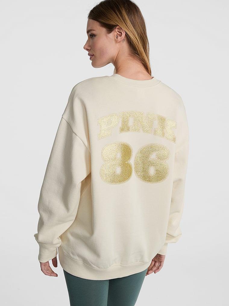 Pink Ivy Oversize Sweatshirt arka görünümü