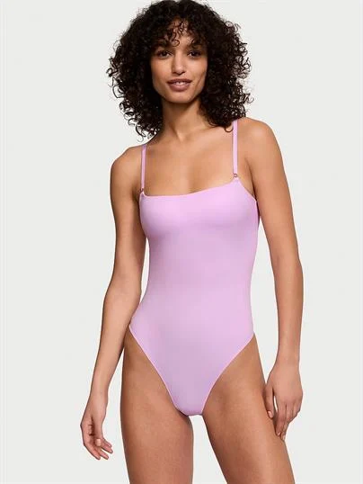 Feathersoft Essentials Hafif Dolgu Destekli Bodysuit ön görünüm