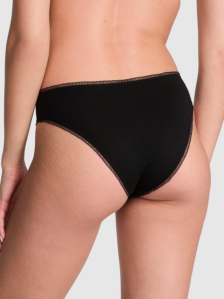 Pink Pamuklu Cheeky Kulot arka görünümü