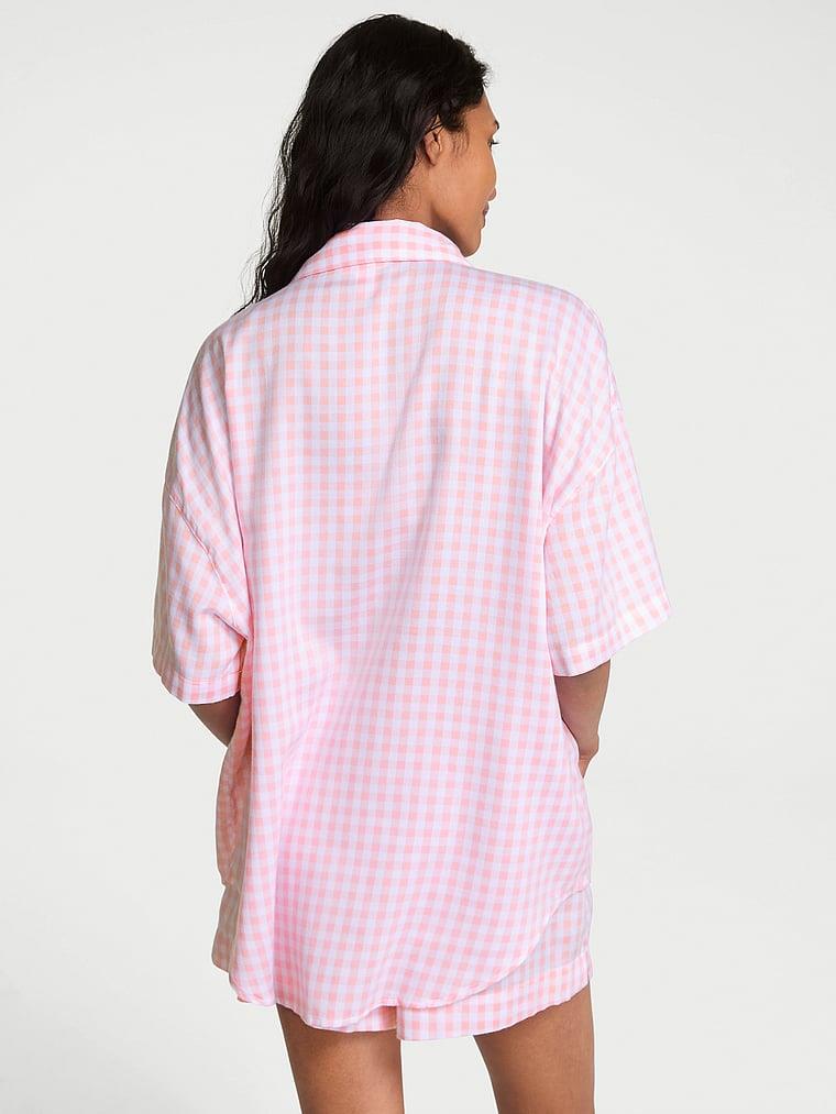 Potikareli Kısa Pijama Takimi arka görünümü