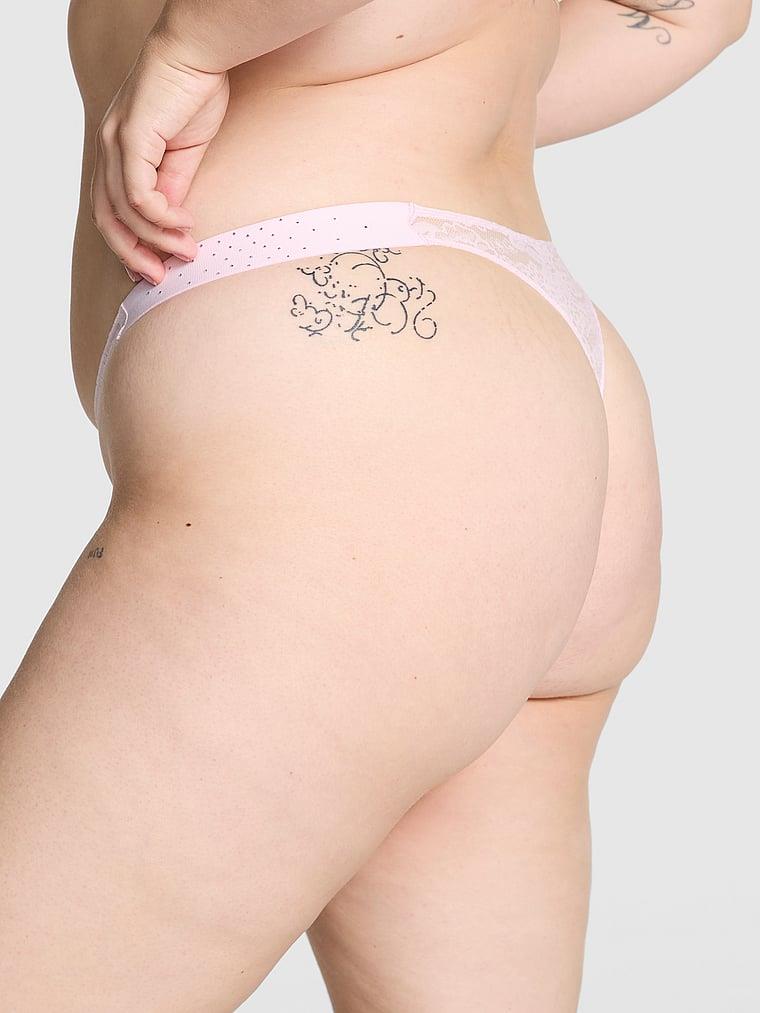 Pink Wink Derin Bacak Kesim Tanga arka görünümü