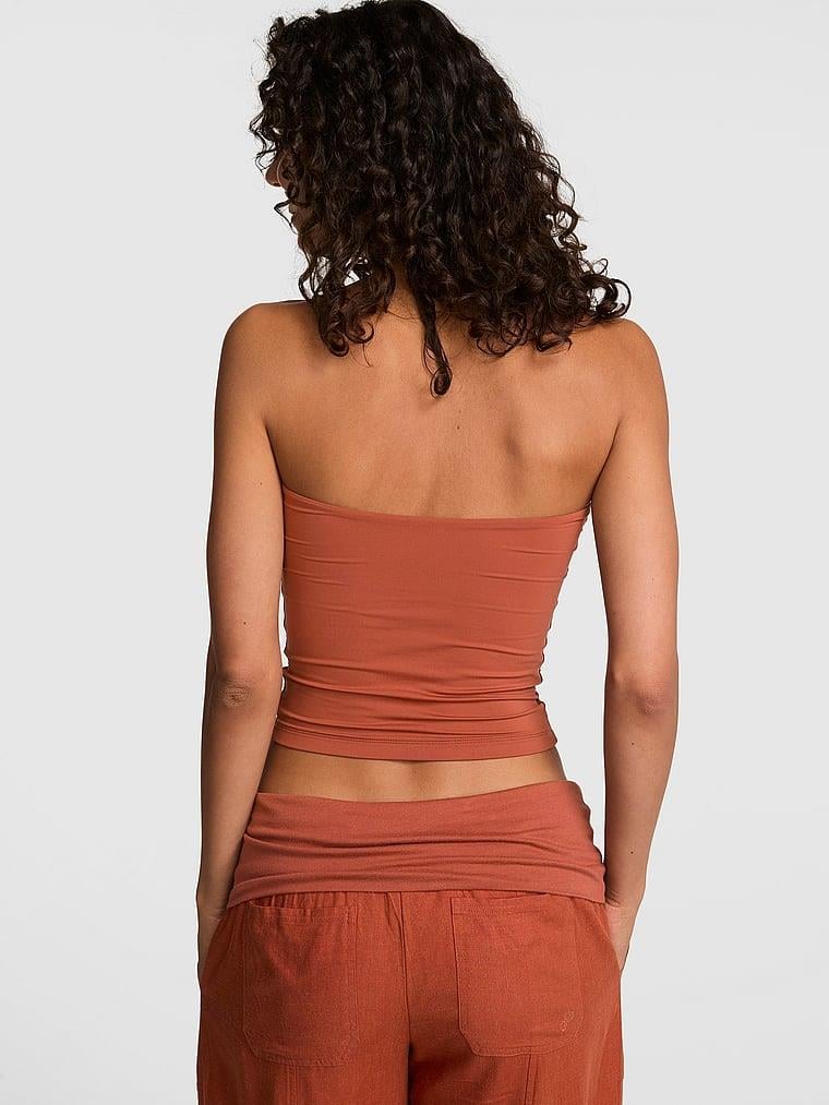 Pink Pink Base Stretch Straplez Bustiyer arka görünümü