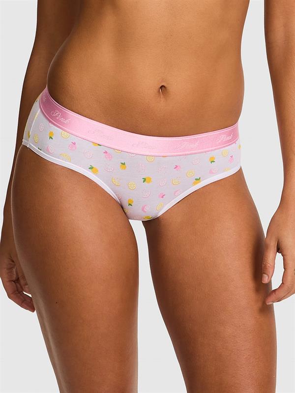 Pink Logolu Pamuklu Hiphugger Kulot