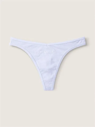 Pink Pamuk Tanga Kulot