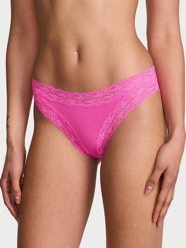 Dantelli Pamuklu Bikini Kulot