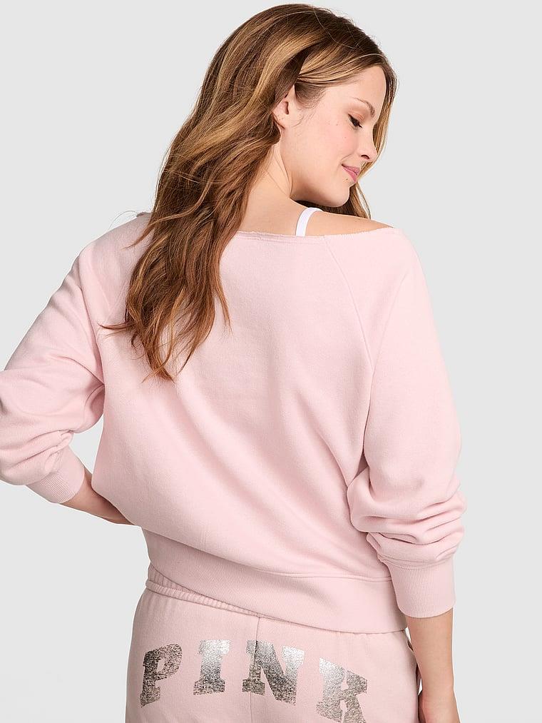 Pink Ivy Omzu Acik Sweatshirt arka görünüm