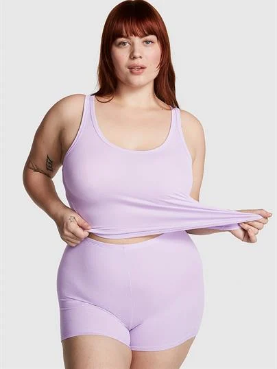 Pink Fitilli Modal Biker Sort