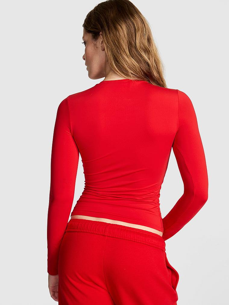 Pink Base Stretch Uzun Kollu Tisort arka görünümü