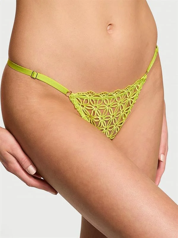 Geo Daisy Dantelli Ayarlanabilir V String Kulot