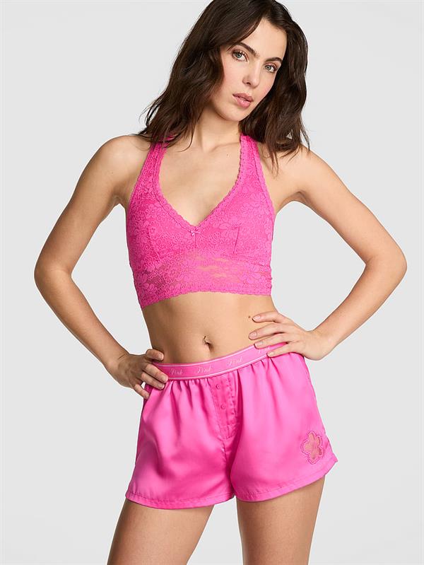 Pink Ipeksi Boxy Pijama Sortu
