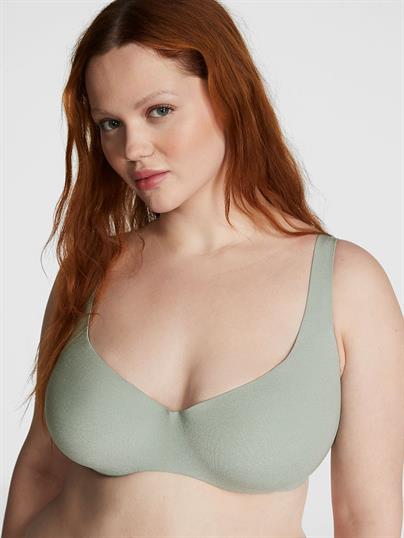Pink Loungin Hafif Astarli Scoop Bralet
