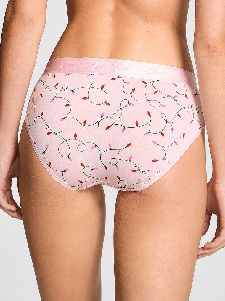 Pink Logolu Pamuklu Hiphugger Kulot arka görünümü