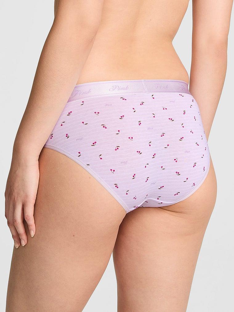 Pink Logolu Pamuklu Hiphugger Kulot arka görünümü
